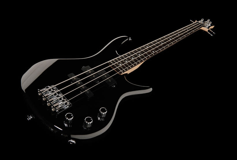 Ibanez Gsrm20gb Bk Mikro Petit Diapason 2012 - Black - Semi & hollow-body electric bass - Variation 1