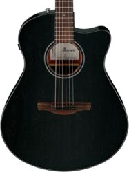 Folk guitar Ibanez Advanced AAM340CE RUB - Rustic Black