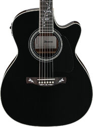 Folk guitar Ibanez Artwood AC391RCE BKH - black top