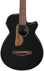 Acoustic bass Ibanez AEGB24E BKH - Black top natural back hg