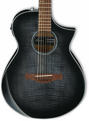 Folk guitar Ibanez AEWC400 TKS - Trans black sunburst