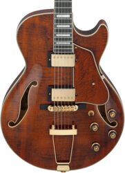 Str shape electric guitar Ibanez Artcore Expressionist AG95MG DA - dark amber