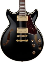 Semi-hollow electric guitar Ibanez Artcore AM73G BK - Black