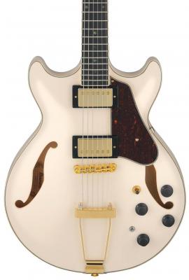 Hollow-body electric guitar Ibanez AMH90 IV Artcore Expressionist - Ivory