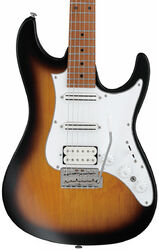 Str shape electric guitar Ibanez Andy Timmons AT10PZ STM Premium - Sunburst matte