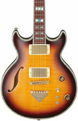 Hollow-body electric guitar Ibanez AR520HFM VLS Standard - Violin sunburst