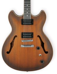 Semi-hollow electric guitar Ibanez AS53 TF Artcore - Tobacco flat