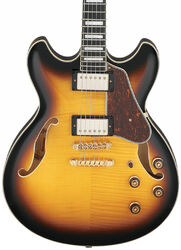 Semi-hollow electric guitar Ibanez AS93FM AYS Artcore Expressionist - Antique yellow sunburst