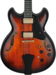 Semi-hollow electric guitar Ibanez Artstar ASH300 TBC - Tobacco Brown