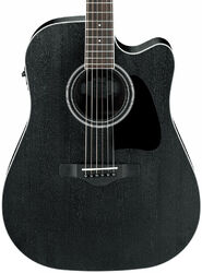 Folk guitar Ibanez AW8412CE WK Artwood - Weathered black open pore