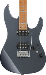 Str shape electric guitar Ibanez AZ2402 GRM Prestige Japan - Gray metallic