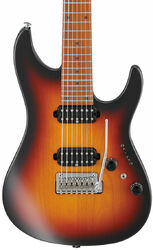 7 string electric guitar Ibanez AZ24027 TFF Prestige Japan - Tri-fade burst