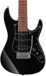 7 string electric guitar Ibanez AZ24047 BK Prestige Japan - Black