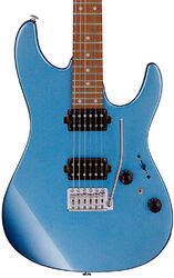 Str shape electric guitar Ibanez Standard AZ24S2 MLB - metallic light blue