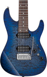 7 string electric guitar Ibanez Premium AZ427P2QM TUB 7-String - Twilight Blue Burst