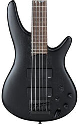 Solid body electric bass Ibanez Fieldy K5 BKF - Black flat