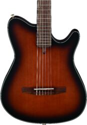 Classical guitar 4/4 size Ibanez FRH10N BSF - Brown sunburst flat