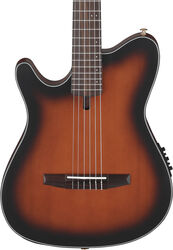 Classical guitar 4/4 size Ibanez FRH10NL BSF - Brown sunburst flat