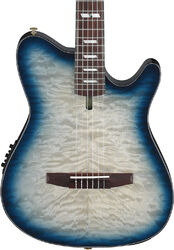 Classical guitar 4/4 size Ibanez FRH20QMN CTL - Cosmic blue starburst low gloss
