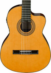 Classical guitar 4/4 size Ibanez GA6CE AM - Amber