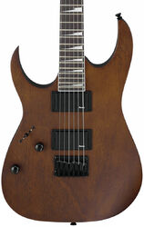 Left-handed electric guitar Ibanez GRG121DXL WNF Left Hand GIO - Walnut flat