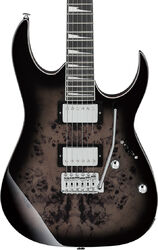 Str shape electric guitar Ibanez GRG220PA1 BKB GIO - Transparent brown black burst