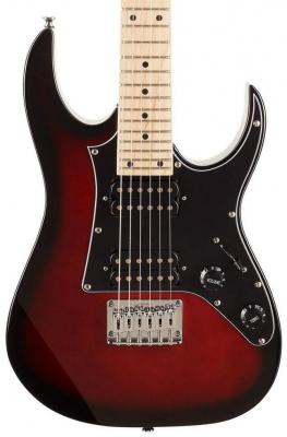 Electric guitar for kids Ibanez GRGM21 WNS Mikro - Walnut sunburst