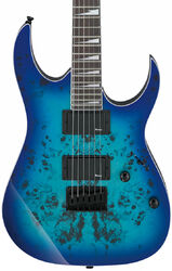 Str shape electric guitar Ibanez GRGR221PA AQB - Aqua burst