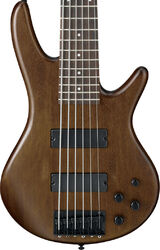 Solid body electric bass Ibanez GSR206B WNF GIO 6-String - Walnut flat