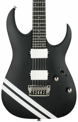 Str shape electric guitar Ibanez JB Brubaker JBBM30 BKF - Black flat