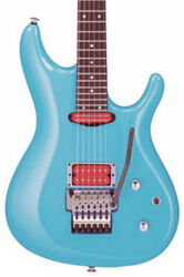 Str shape electric guitar Ibanez Joe Satriani JS2410 SYB Prestige Japan - Sky blue