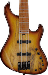 Solid body electric bass Ibanez Mode MDM1305 NAB 5-String - Natural Stained Amber Burst