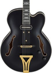 Hollow-body electric guitar Ibanez Pat Metheny PM3C BKL - Black low gloss