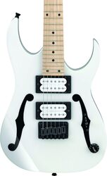 Electric guitar for kids Ibanez Paul Gilbert PGMM31 WH - White
