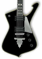Metal electric guitar Ibanez Paul Stanley PS120 BK - Black
