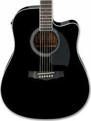 Folk guitar Ibanez PF15ECE BK - Black