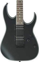 Str shape electric guitar Ibanez RG421EX BKF Standard - Black flat