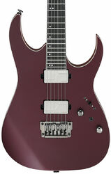 Str shape electric guitar Ibanez RG5121 BCF Prestige Japan - Burgundy metallic flat