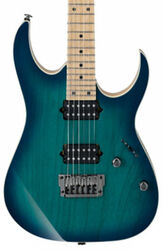 Str shape electric guitar Ibanez RG652AHMFX NGB Prestige Japan - Nebula green burst