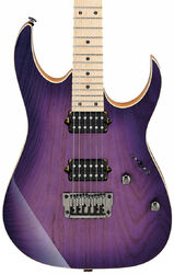 Str shape electric guitar Ibanez RG652AHMFX RPB Prestige Japan - Royal plum burst