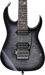 7 string electric guitar Ibanez IBANEZ Made In Japan J.Custom RG8527 BRE 7-String - Black rutile