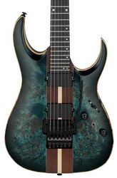 Str shape electric guitar Ibanez Premium RGA20P1PB CUL - Cosmic Blue Burst