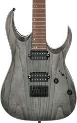 Str shape electric guitar Ibanez Standard RGA42AH BKS - black stained