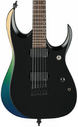 Str shape electric guitar Ibanez RGD61ALA MTR Axion Label - Midnight tropical rainforest