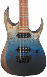 7 string electric guitar Ibanez RGD7521PB DSF Standard - Deep seafloor fade