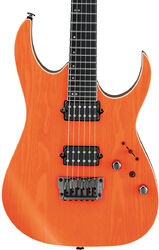 Str shape electric guitar Ibanez RGR5221 TFR Prestige Japan - Transparent fluorescent orange