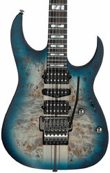 Str shape electric guitar Ibanez RGT1270PB CTF Premium - Cosmic blue starburst flat