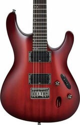 Str shape electric guitar Ibanez S521 BBS Standard - Blackberry sunburst