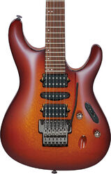 Str shape electric guitar Ibanez Prestige Japan S6670SK STB - SUNSET BURST