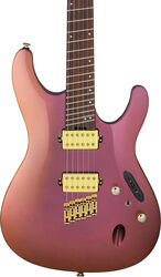 Multi-scale guitar Ibanez SML721 RGC Axe Design Lab - Rose gold chameleon